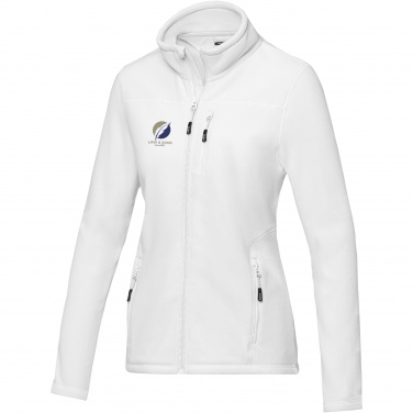 Logo trade business gift photo of: Amber women's GRS recycled full zip fleece jacket