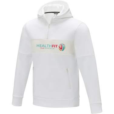 Logotrade promotional products photo of: Sayan men's half zip anorak hooded sweater