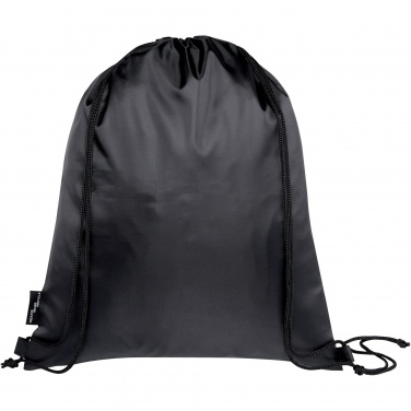 Logo trade advertising products picture of: Ash recycled foldable drawstring bag 7L