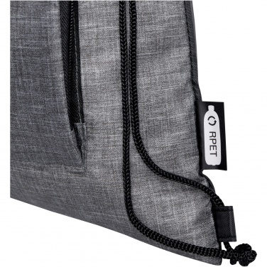 Logotrade promotional items photo of: Ash recycled foldable drawstring bag 7L