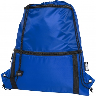 Logo trade corporate gift photo of: Adventure recycled insulated drawstring bag 9L