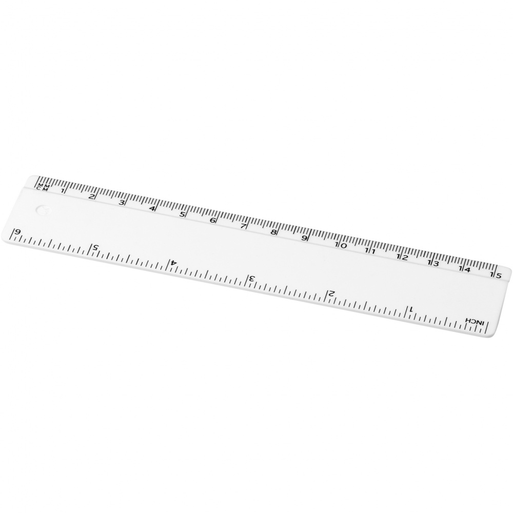 Logotrade promotional item image of: Refari 15 cm recycled plastic ruler