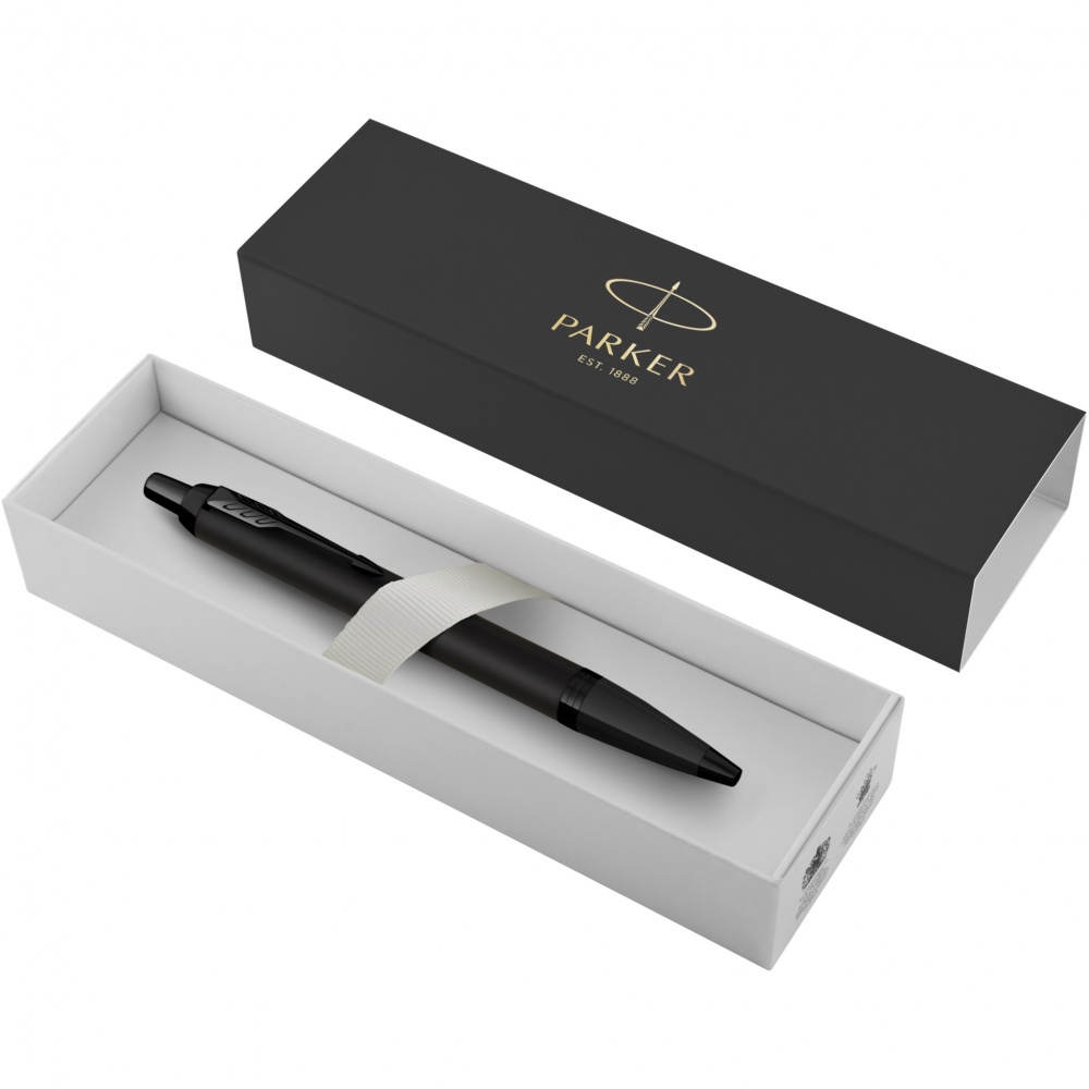 Logo trade corporate gift photo of: Parker IM achromatic ballpoint pen