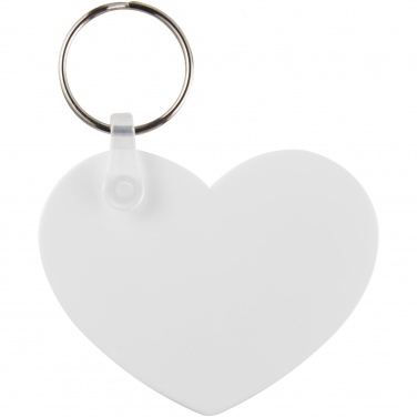 Logotrade advertising product picture of: Tait heart-shaped recycled keychain