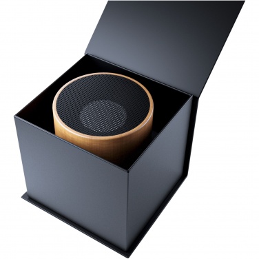 Logo trade promotional item photo of: SCX.design S27 3W wooden ring speaker