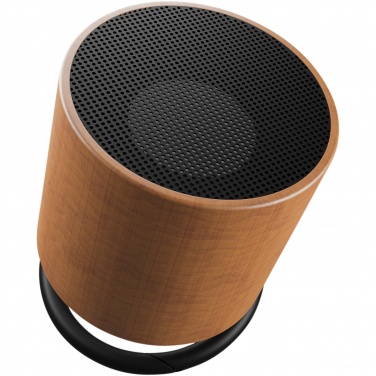 Logo trade corporate gifts picture of: SCX.design S27 3W wooden ring speaker