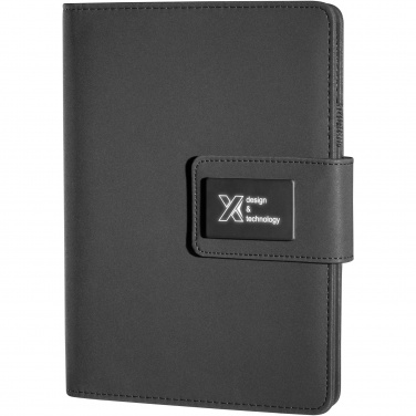 Logo trade promotional gifts image of: SCX.design O16 A5 light-up notebook power bank