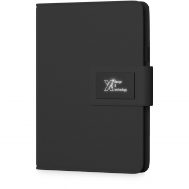 Logotrade promotional giveaway picture of: SCX.design O16 A5 light-up notebook power bank