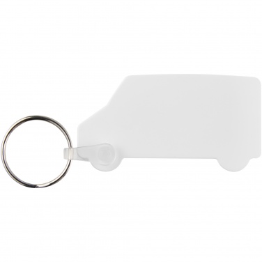 Logotrade promotional item picture of: Tait van-shaped recycled keychain