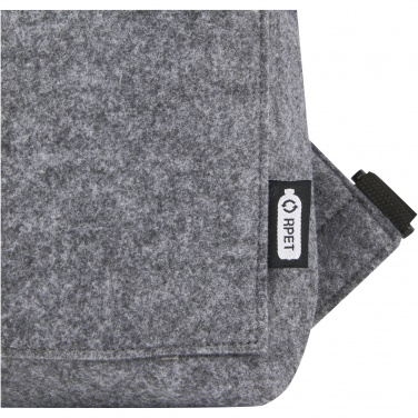 Logo trade promotional giveaways image of: Felta GRS recycled felt roll-top bike bag 13L
