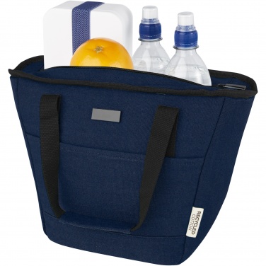 Logotrade promotional merchandise picture of: Joey 9-can GRS recycled canvas lunch cooler bag 6L