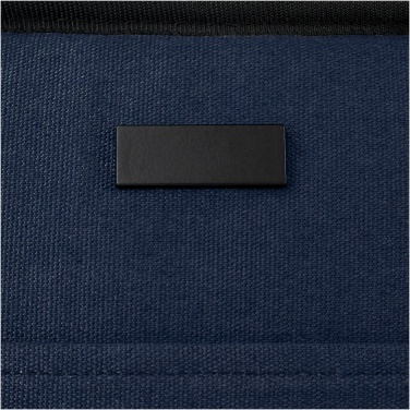 Logotrade promotional product image of: Joey 9-can GRS recycled canvas lunch cooler bag 6L