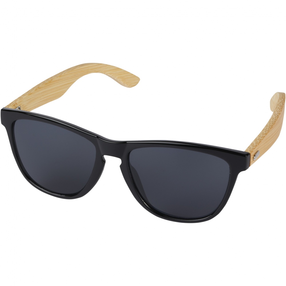 Logo trade corporate gifts picture of: Sun Ray ocean bound plastic and bamboo sunglasses