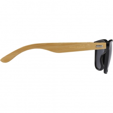Logotrade promotional giveaway image of: Sun Ray ocean bound plastic and bamboo sunglasses