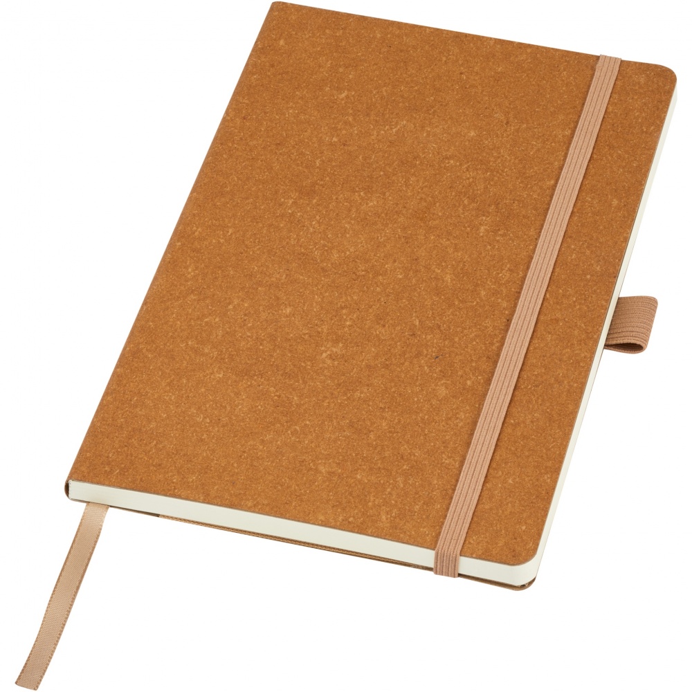Logo trade promotional gift photo of: Kilau recycled leather notebook 