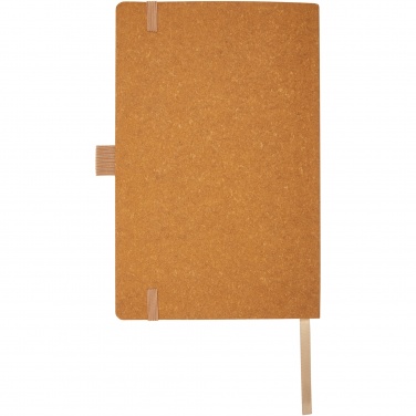 Logotrade promotional giveaways photo of: Kilau recycled leather notebook 