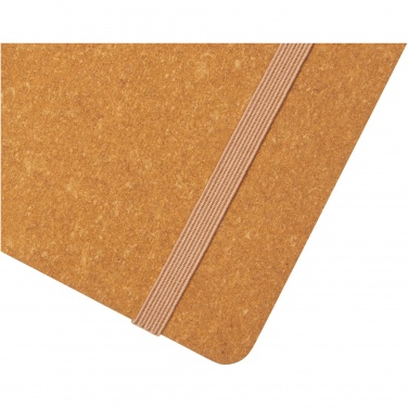 Logo trade promotional product photo of: Kilau recycled leather notebook 