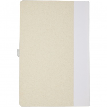 Logo trade promotional merchandise picture of: Dairy Dream A5 size reference recycled milk cartons notebook and ballpoint pen set