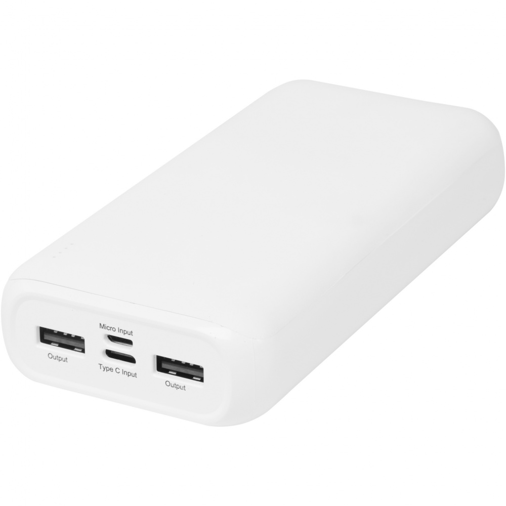 Logo trade advertising products picture of: Electro 20.000 mAh recycled plastic power bank 