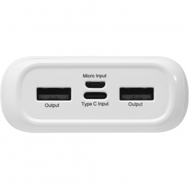 Logo trade promotional merchandise picture of: Electro 20.000 mAh recycled plastic power bank 