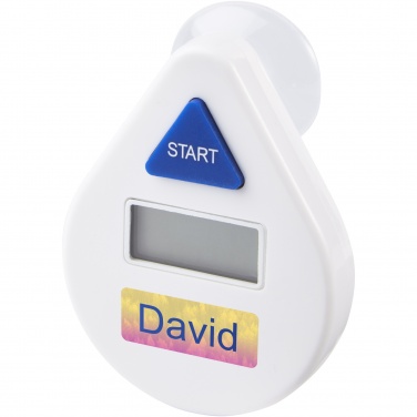 Logo trade advertising products image of: Guitty digital shower timer