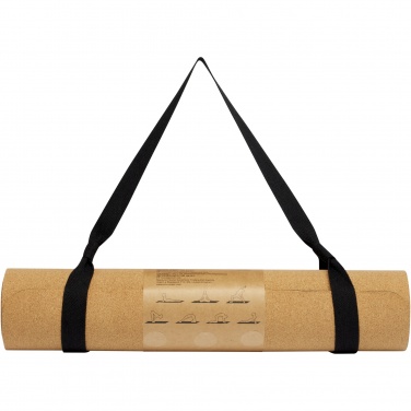 Logotrade promotional product picture of: Trikona cork yoga mat