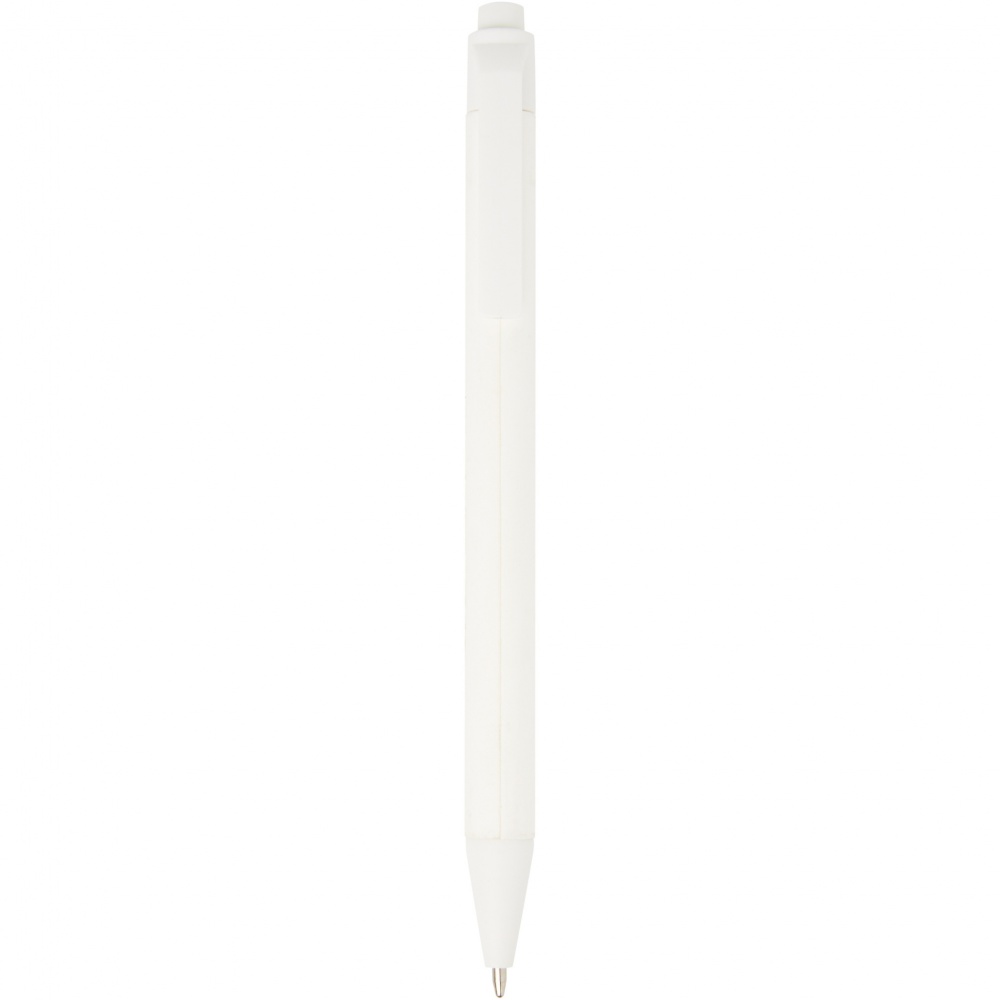 Logo trade promotional merchandise picture of: Chartik monochromatic recycled paper ballpoint pen with matte finish