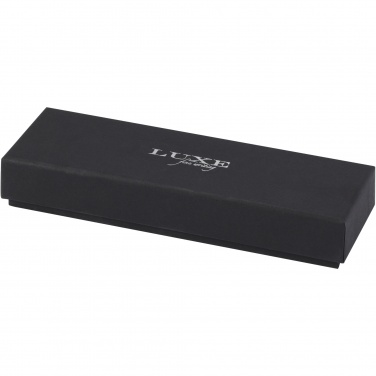 Logo trade promotional item photo of: Lucetto recycled aluminium ballpoint and rollerball pen gift set