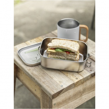 Logo trade promotional items picture of: Titan recycled stainless steel lunch box