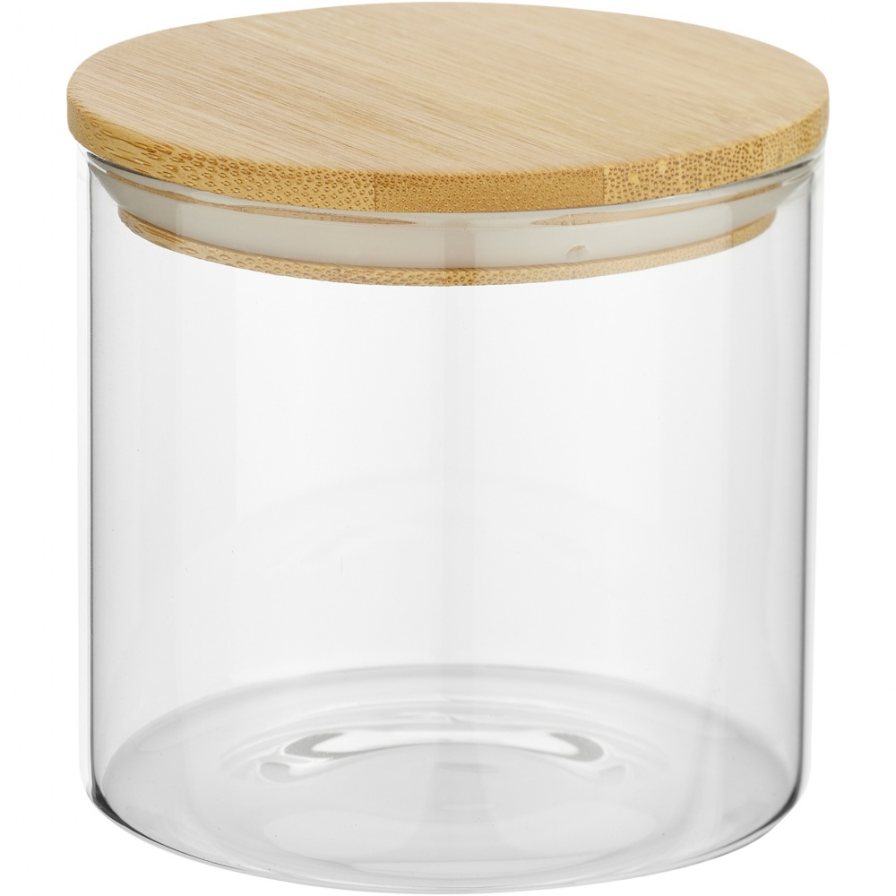 Logo trade promotional giveaway photo of: Boley 320 ml glass food container