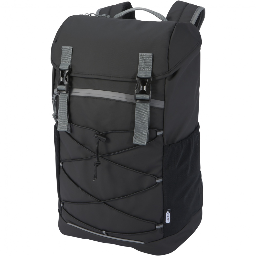 Logo trade promotional items image of: Aqua 15.6" GRS recycled water resistant laptop backpack 23L