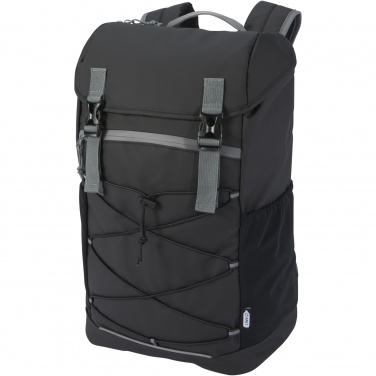 Logo trade advertising product photo of: Aqua 15.6" GRS recycled water resistant laptop backpack 23L