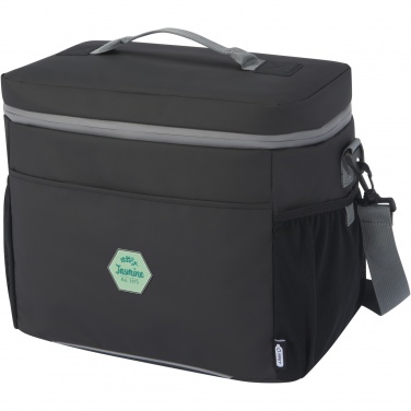 Logo trade corporate gifts image of: Aqua 20-can GRS recycled water resistant cooler bag 22L