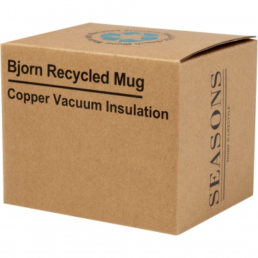 Logo trade advertising products picture of: Bjorn 360 ml RCS certified recycled stainless steel mug with copper vacuum insulation
