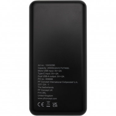 Logotrade business gift image of: Loop 20.000 mAh recycled plastic power bank 