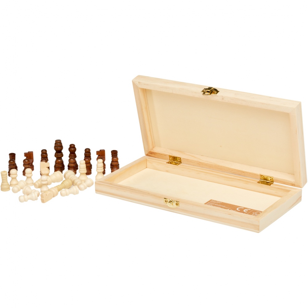 Logo trade promotional item photo of: King wooden chess set