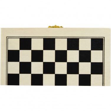 Logo trade promotional gifts image of: Mugo 3-in-1 wooden game set