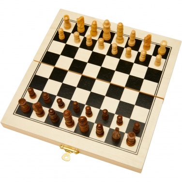 Logo trade promotional product photo of: Mugo 3-in-1 wooden game set