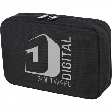 Logo trade promotional giveaway photo of: Rise GRS recycled organiser pouch  