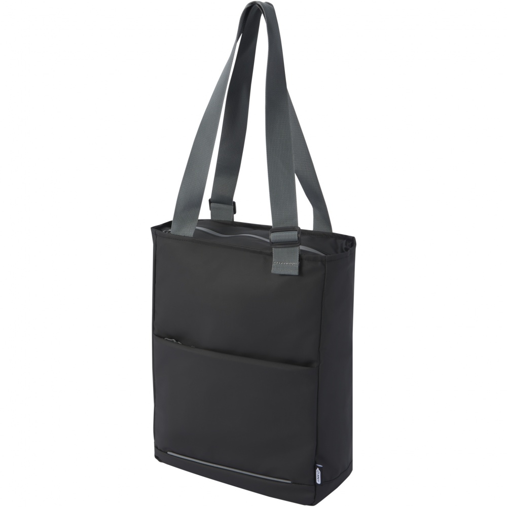 Logotrade promotional merchandise picture of: Aqua 14" GRS recycled water resistant laptop tote bag 14L