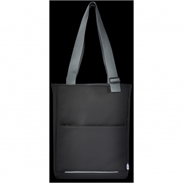 Logotrade promotional giveaway picture of: Aqua 14" GRS recycled water resistant laptop tote bag 14L