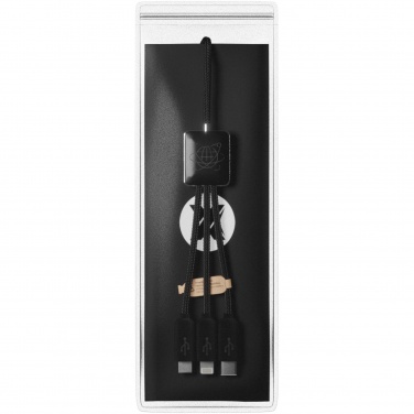 Logo trade promotional giveaways picture of: SCX.design C45 5-in-1 rPET charging cable with data transfer
