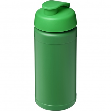 Logotrade corporate gift picture of: Baseline 500 ml recycled sport bottle with flip lid