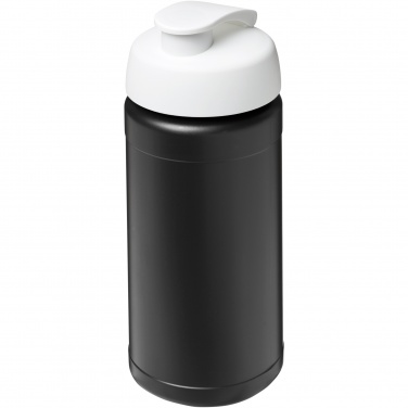Logo trade corporate gift photo of: Baseline 500 ml recycled sport bottle with flip lid