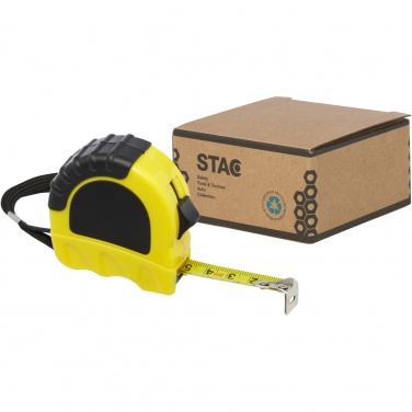 Logo trade promotional giveaways image of: Rule 3-metre RCS recycled plastic measuring tape