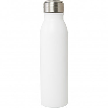 Logo trade promotional giveaways image of: Harper 700 ml RCS certified stainless steel water bottle with metal loop