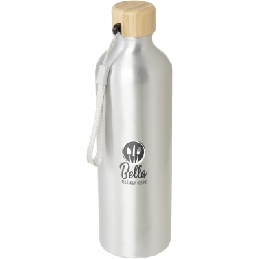 Logotrade promotional product picture of: Malpeza 770 ml RCS certified recycled aluminium water bottle