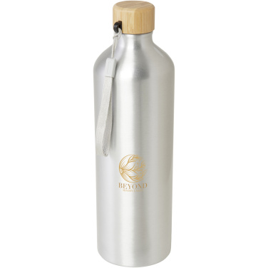 Logotrade promotional product image of: Malpeza 1000 ml RCS certified recycled aluminium water bottle