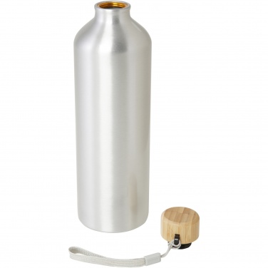 Logo trade promotional items picture of: Malpeza 1000 ml RCS certified recycled aluminium water bottle