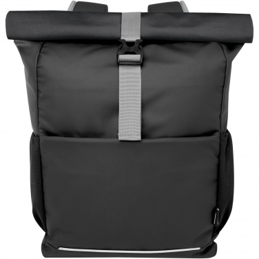 Logo trade promotional item photo of: Aqua 15" GRS recycled water resistant roll-top bike bag 20L